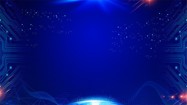 藍(lán)色科技展板 引領(lǐng)未來的視覺體驗(yàn)